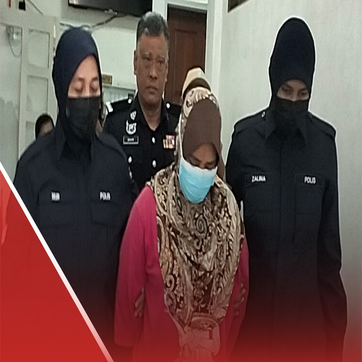 Bakar motosikal: Peniaga wanita sebak mengaku bersalah, menyesal
