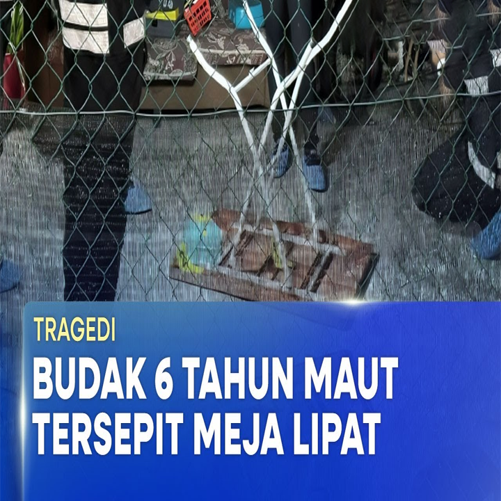 TRAGEDI | Kanak-Kanak Maut Tersepit Celah Besi Meja Lipat